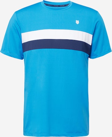 K-Swiss Performance - Camisa funcionais 'CORE TEAM' em azul: frente