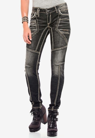 CIPO & BAXX Regular Jeans in Zwart