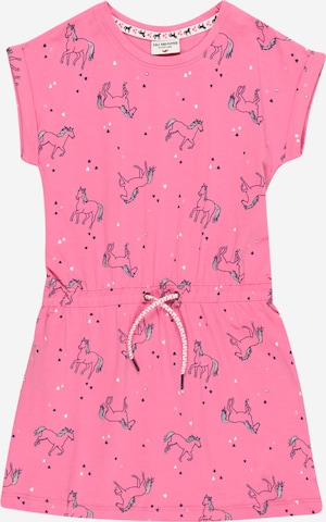 SALT AND PEPPER Dress 'Horse Club' in Pink: front