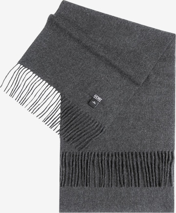 GOBI Cashmere Halsduk 'Unisex Cashmere Fringed Scarf' i grå: framsida