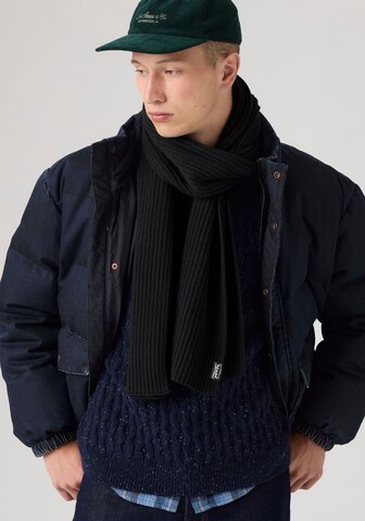 LEVI'S ® Schal in Schwarz: Vorderseite