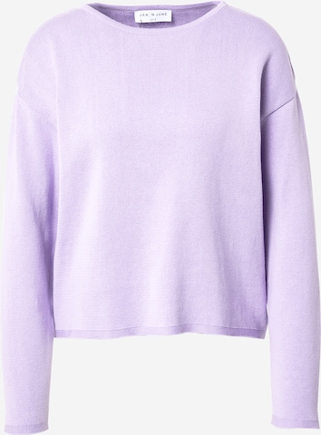 JAN 'N JUNE Sweter w kolorze fioletowy: przód