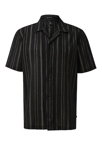 Chemise QS en noir : devant
