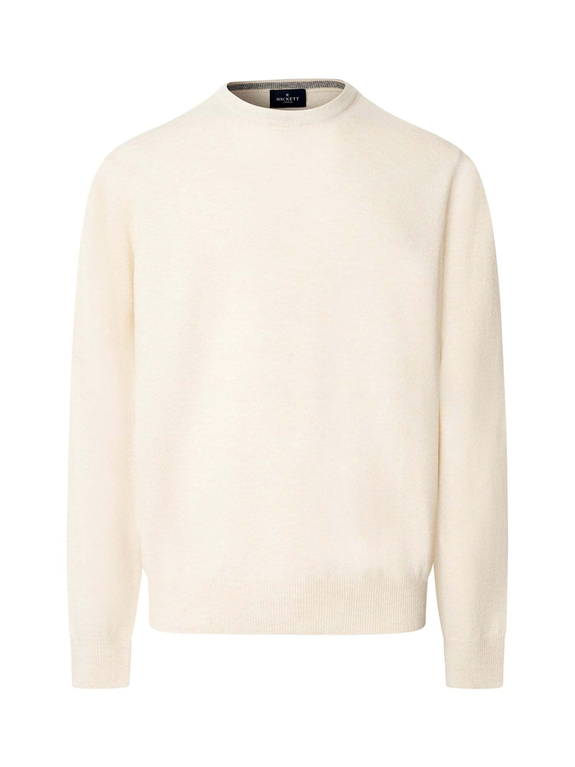 Pullover di Hackett London in bianco: frontale