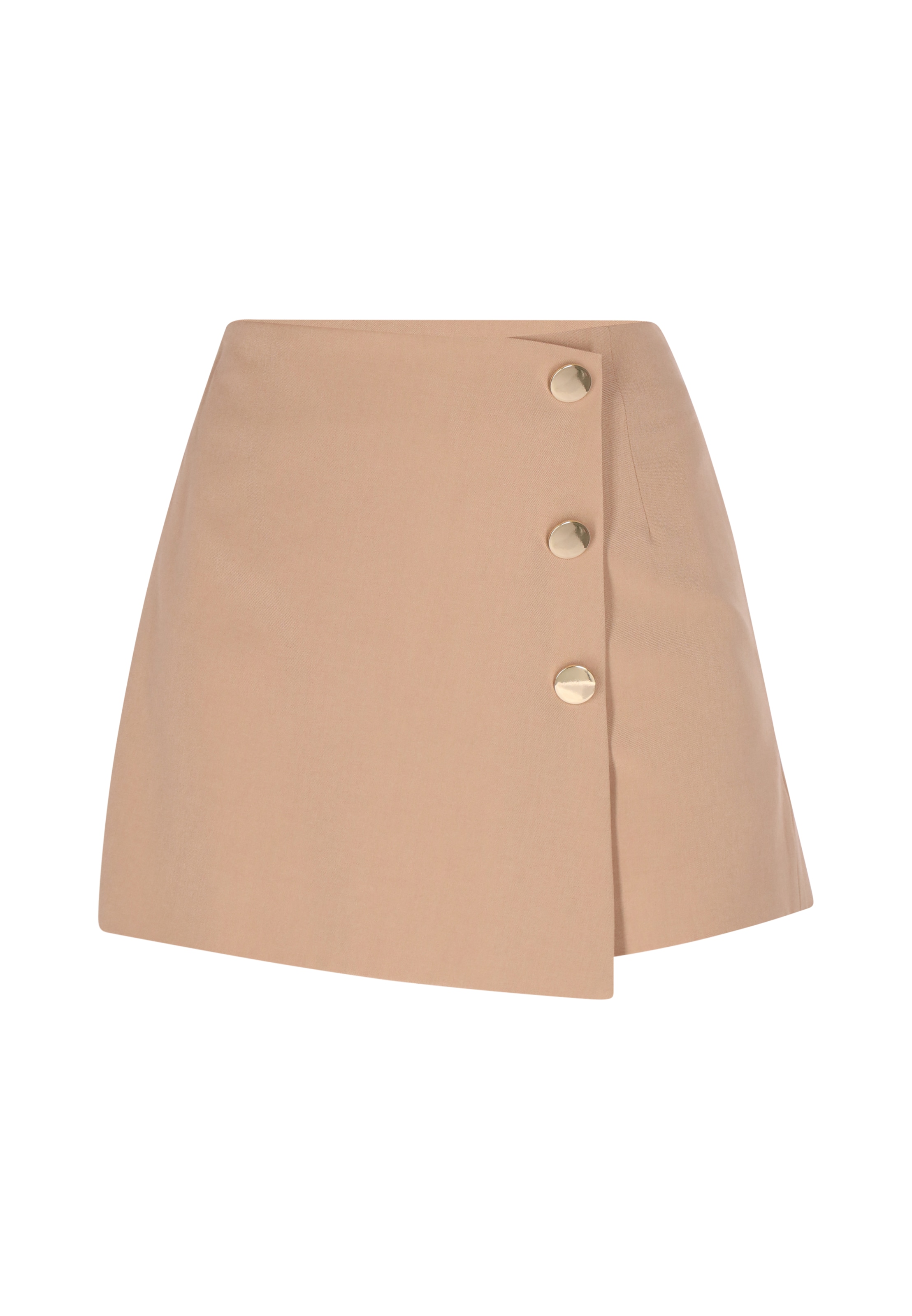 faina Rok in Beige: voorkant