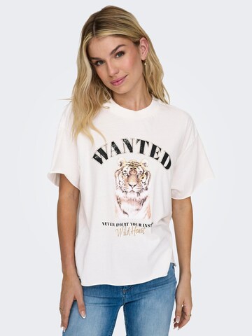 T-shirt ONLY en blanc : devant