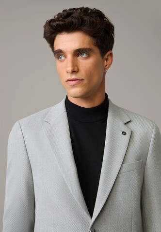 STRELLSON Slim fit Blazer ' Arndt ' in Silver