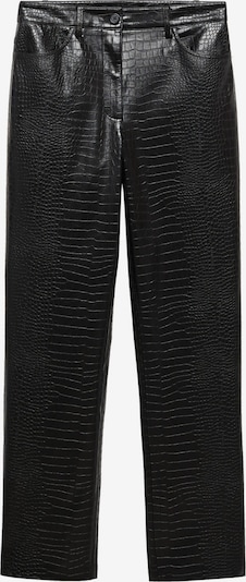 MANGO Hose 'CROCO' in schwarz, Produktansicht