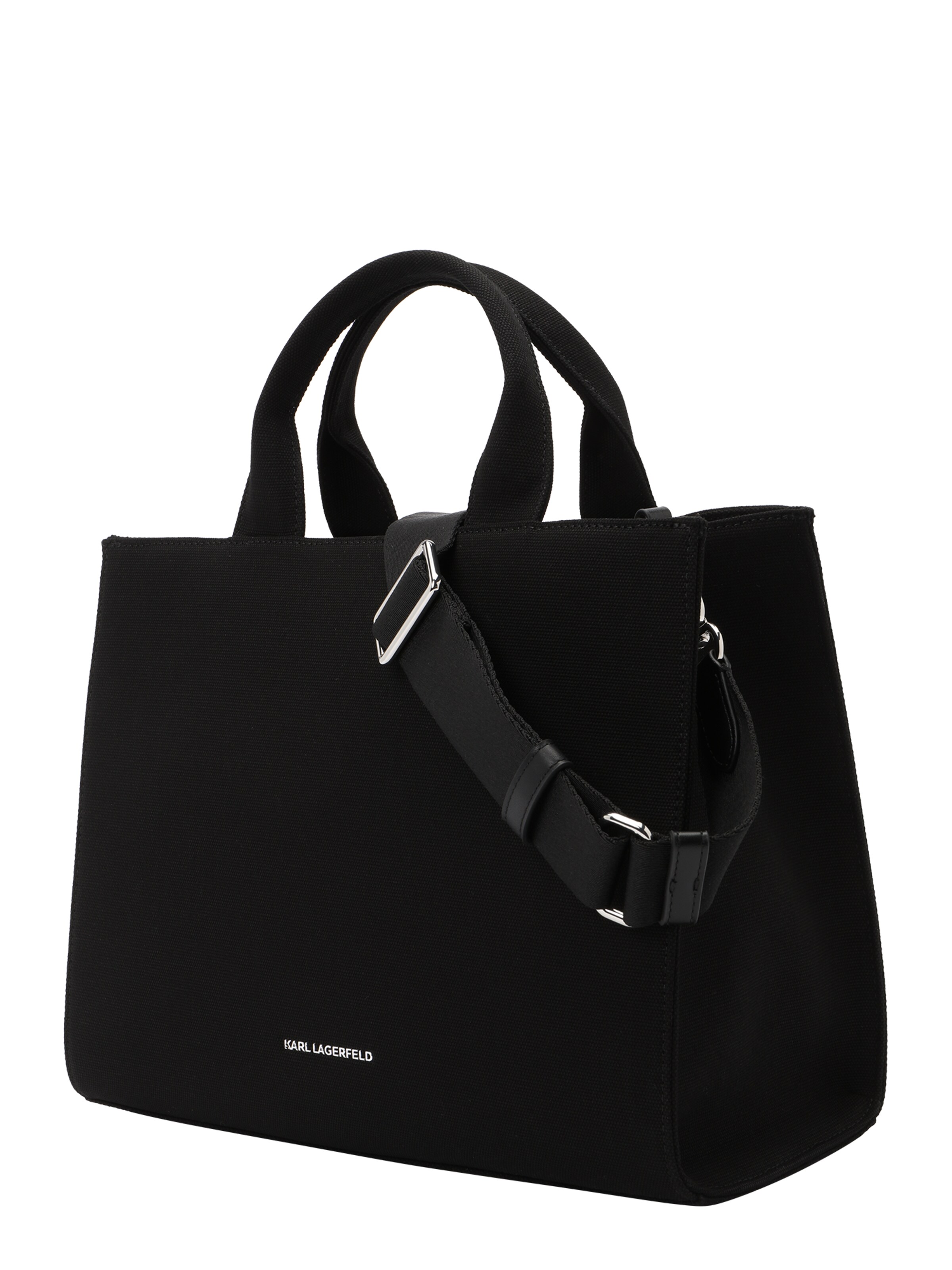 melns Karl Lagerfeld Rokassomiņa