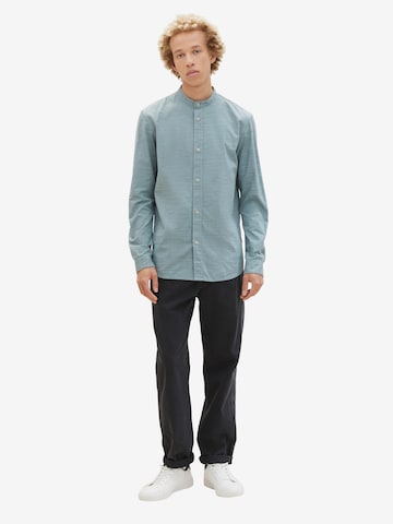 Regular fit Camicia di TOM TAILOR DENIM in verde