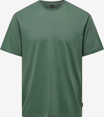 Only & Sons Shirt 'Levi' in Green: front