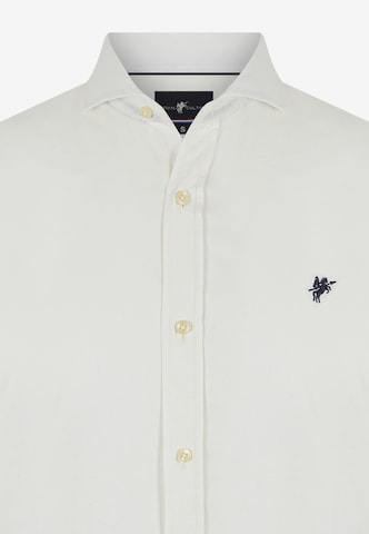 DENIM CULTURE Regular Fit Hemd 'Seth' in Weiß