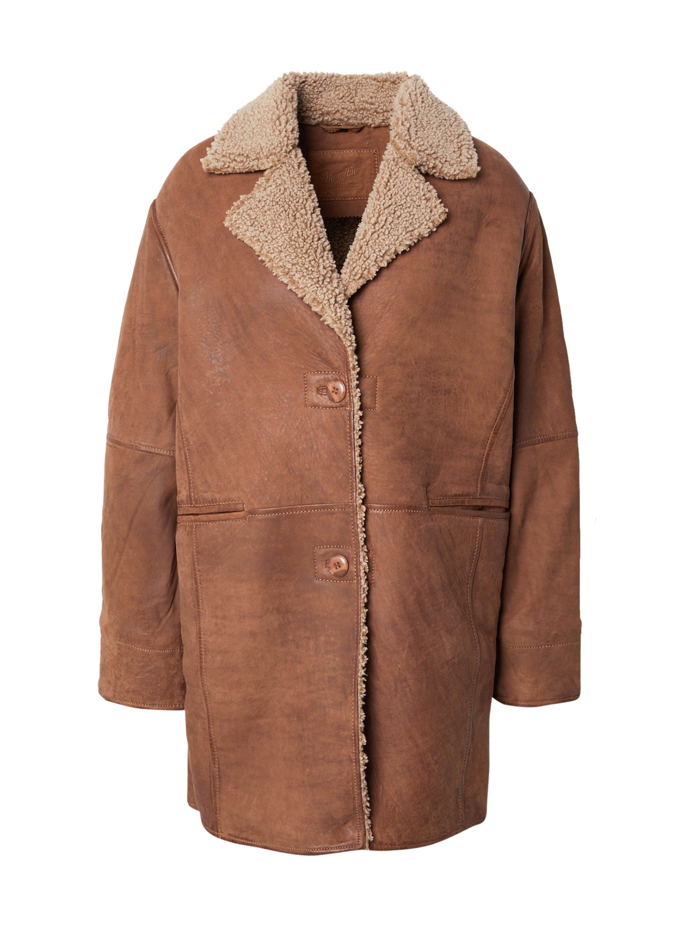 Manteau d’hiver 'Xofia' Mauritius en beige : devant