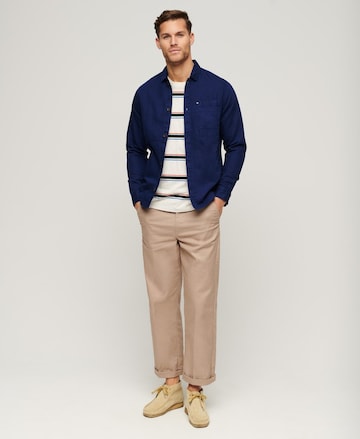 Coupe regular Chemise Superdry & Co en bleu