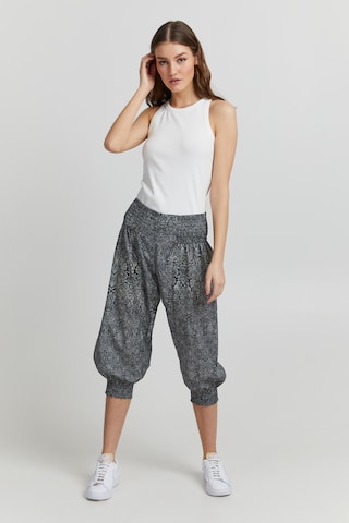 PULZ Jeans Tapered Harem Pants 'JILL' in Blue