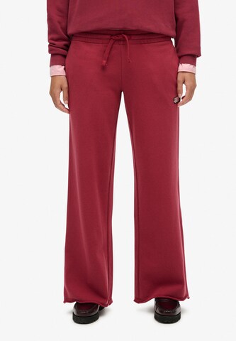 Bootcut Pantalon Superdry en rouge