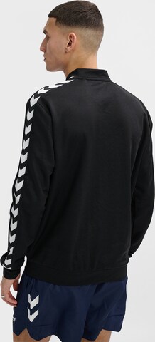 Hummel Athletic Zip-Up Hoodie 'ARCHIVE' in Black