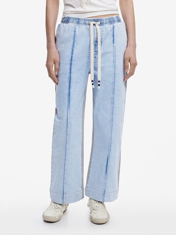Desigual Wide leg Jeans in Blue: front