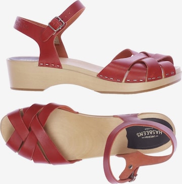 SWEDISH HASBEENS Sandalen 41 in Rot: predná strana