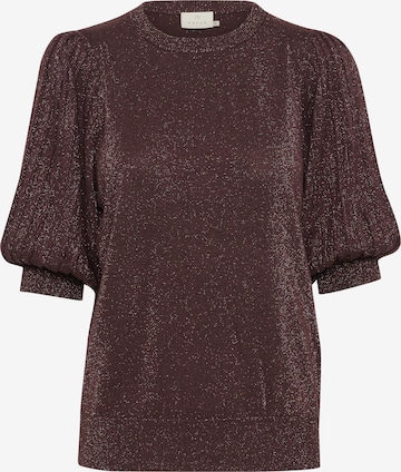 Kaffe Trui 'KARegina' in Bruin: voorkant