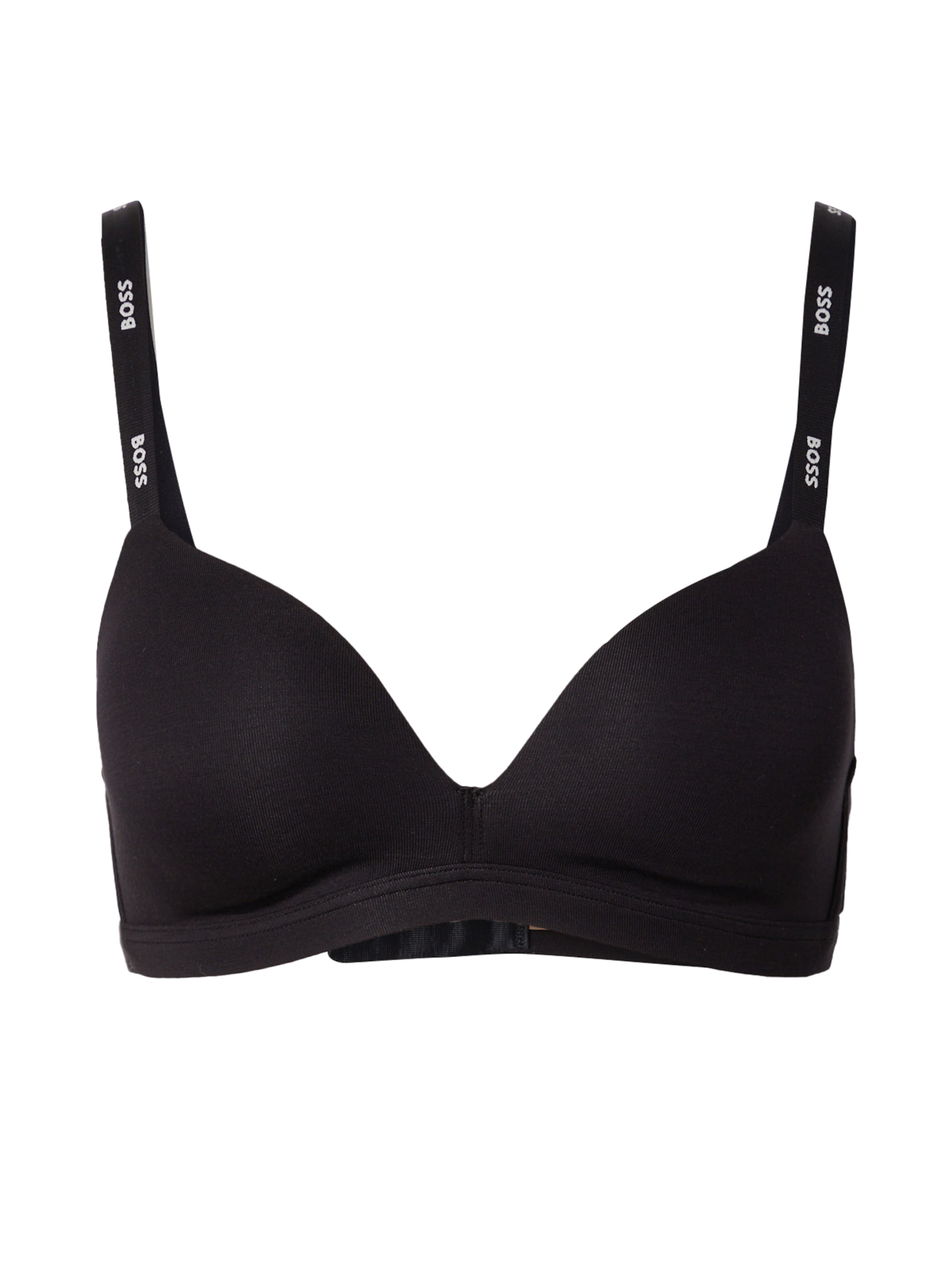 BOSS Triangle Bra in Black: front