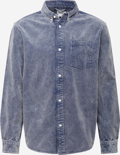 WEEKDAY Overhemd 'Malcon' in de kleur Duifblauw, Productweergave