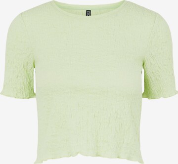 PIECES Shirt 'Harlow' in Groen: voorkant