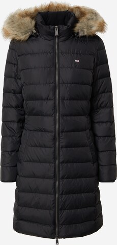 Manteau d’hiver Tommy Jeans en noir : devant