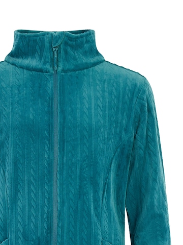 PROTEST Athletic Zip-Up Hoodie 'PRTEileen JR' in Blue