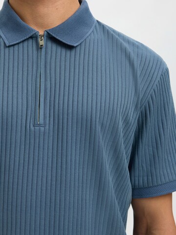 T-Shirt 'SLHFave' SELECTED en bleu