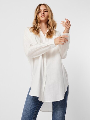 VERO MODA Bluse 'Isabell' i hvid: forside