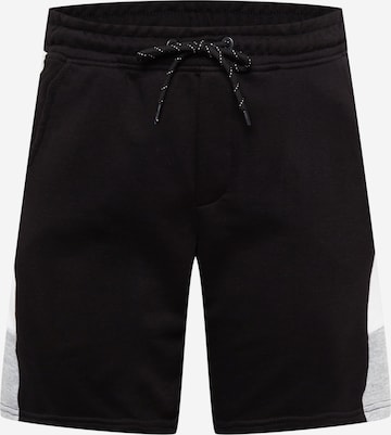 Pantaloni de la JACK & JONES pe negru: față