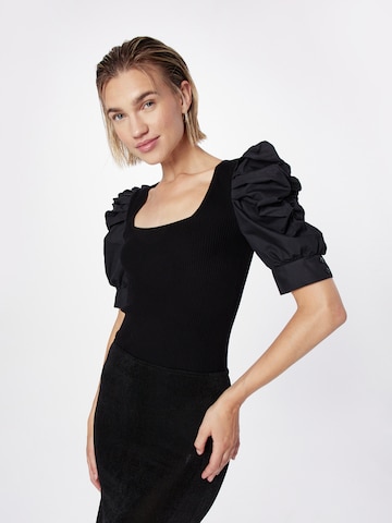 River Island Sweater in Black: front