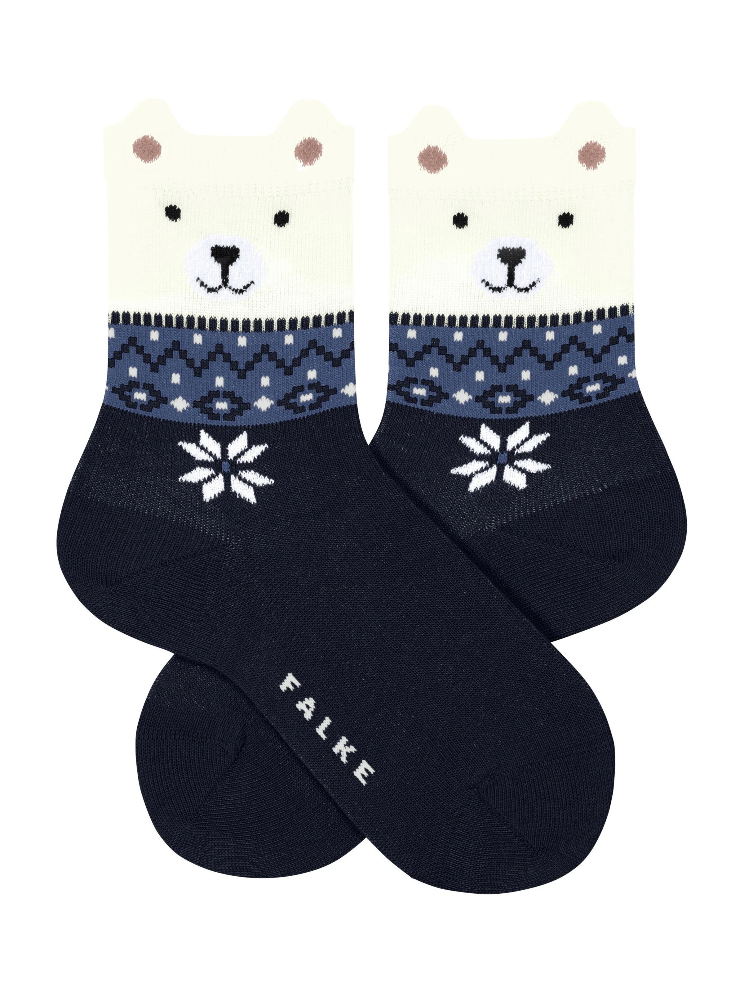 FALKE Socks 'Ice Bear' in Blue