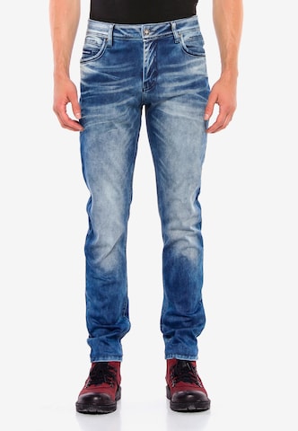 CIPO & BAXX Regular Jeans 'Max' in Blauw: voorkant