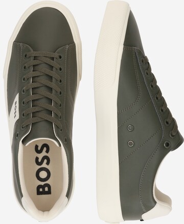 Sneaker bassa 'Aiden Tenn' di BOSS in verde