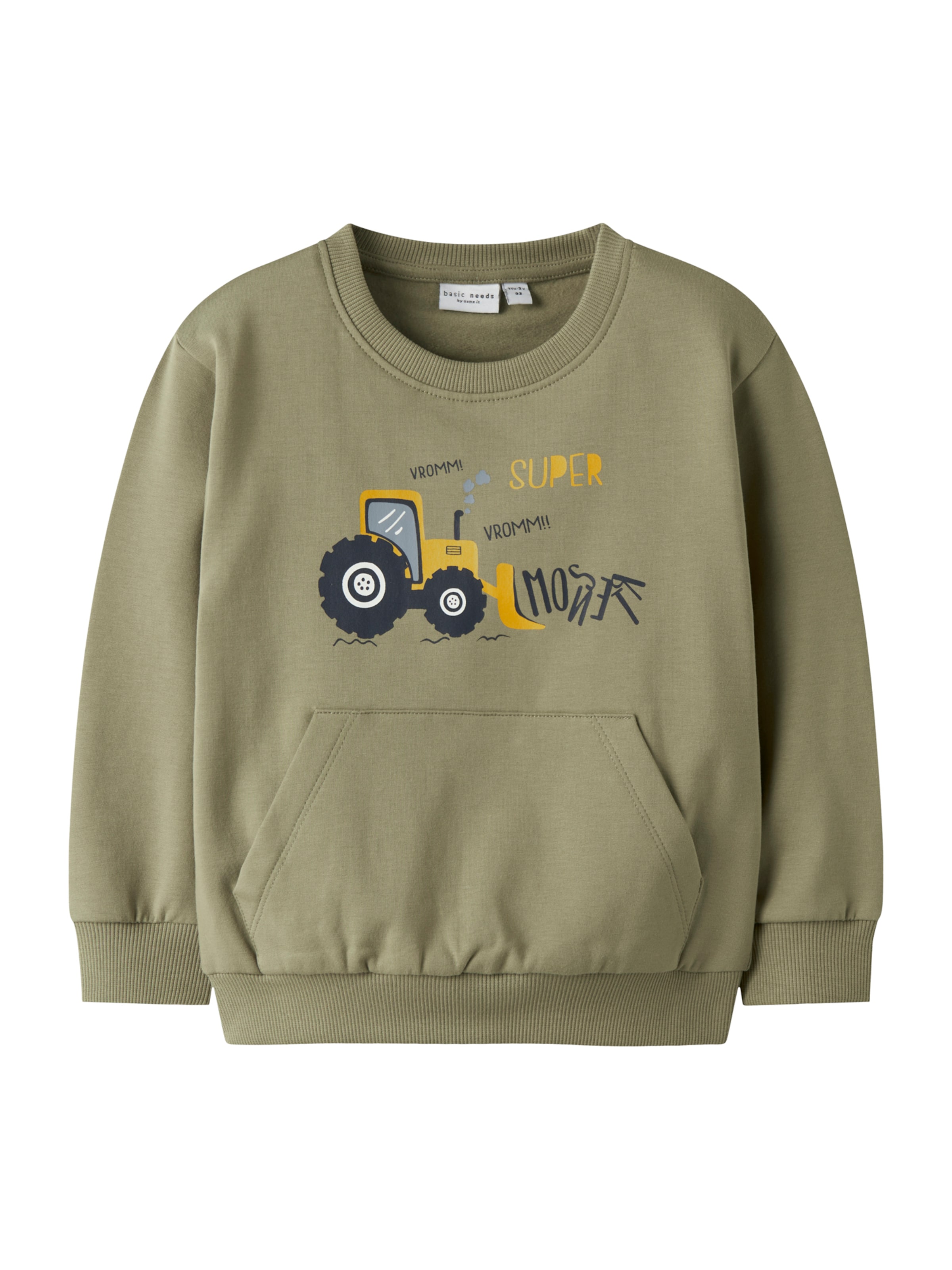 zaļš NAME IT Sportisks džemperis 'NMMVUGO': no priekšpuses