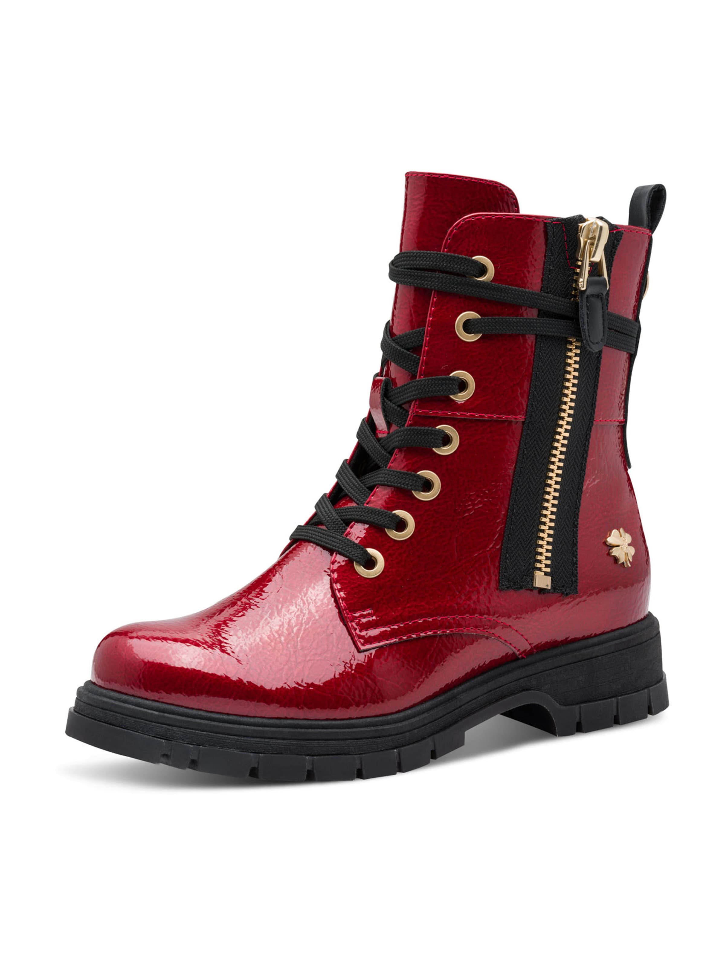 MARCO TOZZI by GUIDO MARIA KRETSCHMER Stövlett med snörning i röd: framsida