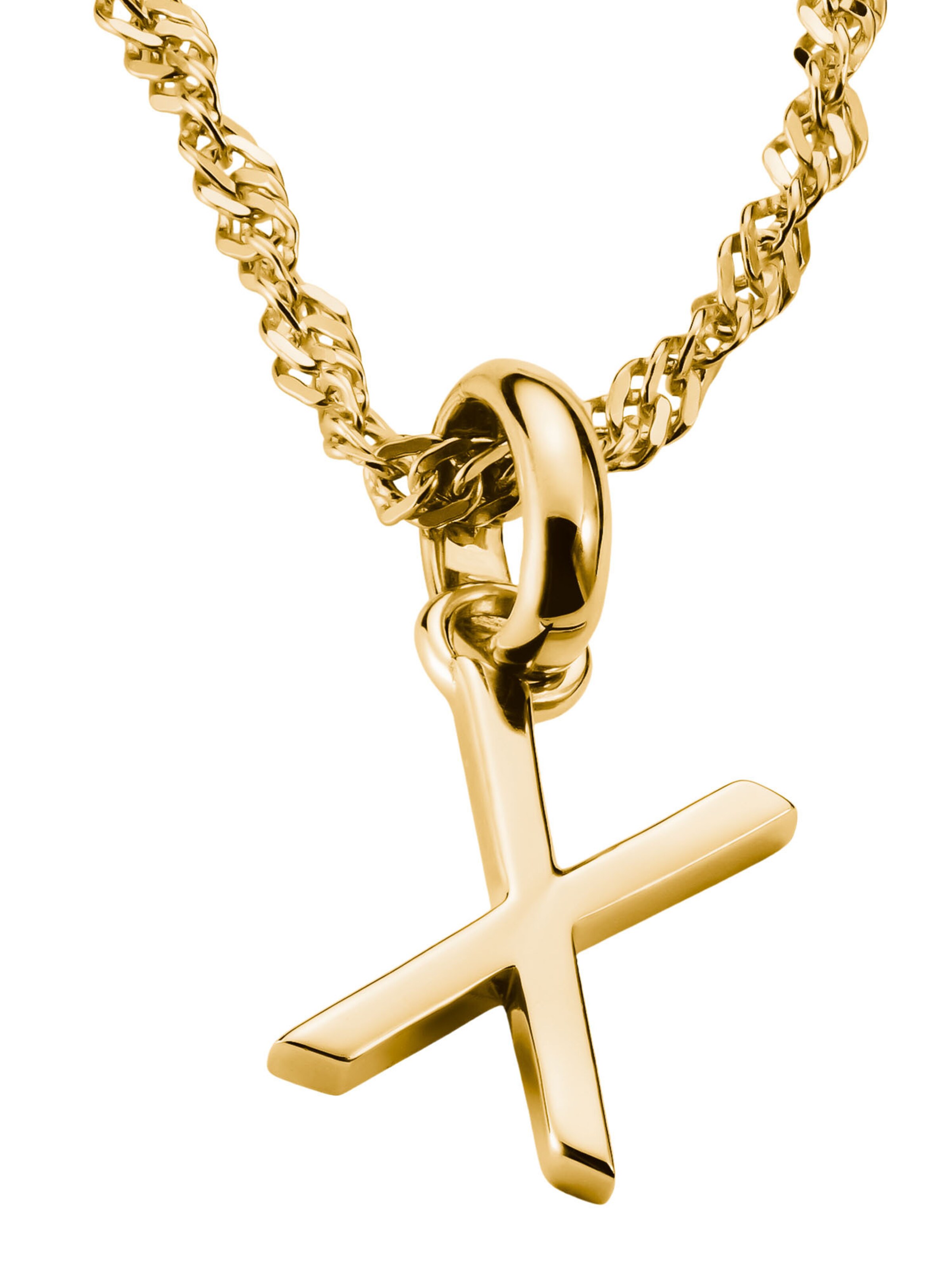 Thomas Sabo Anhänger 'Buchstabe X' in Gold