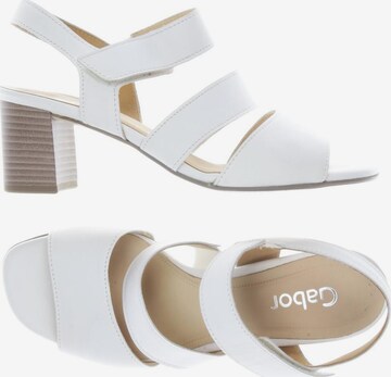 GABOR Sandals & High-Heeled Sandals in 37,5 in White: front