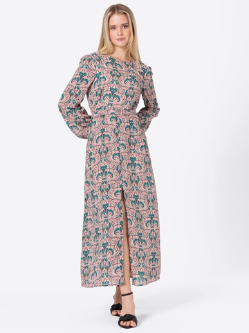 Robe-chemise Traffic People en rose : devant