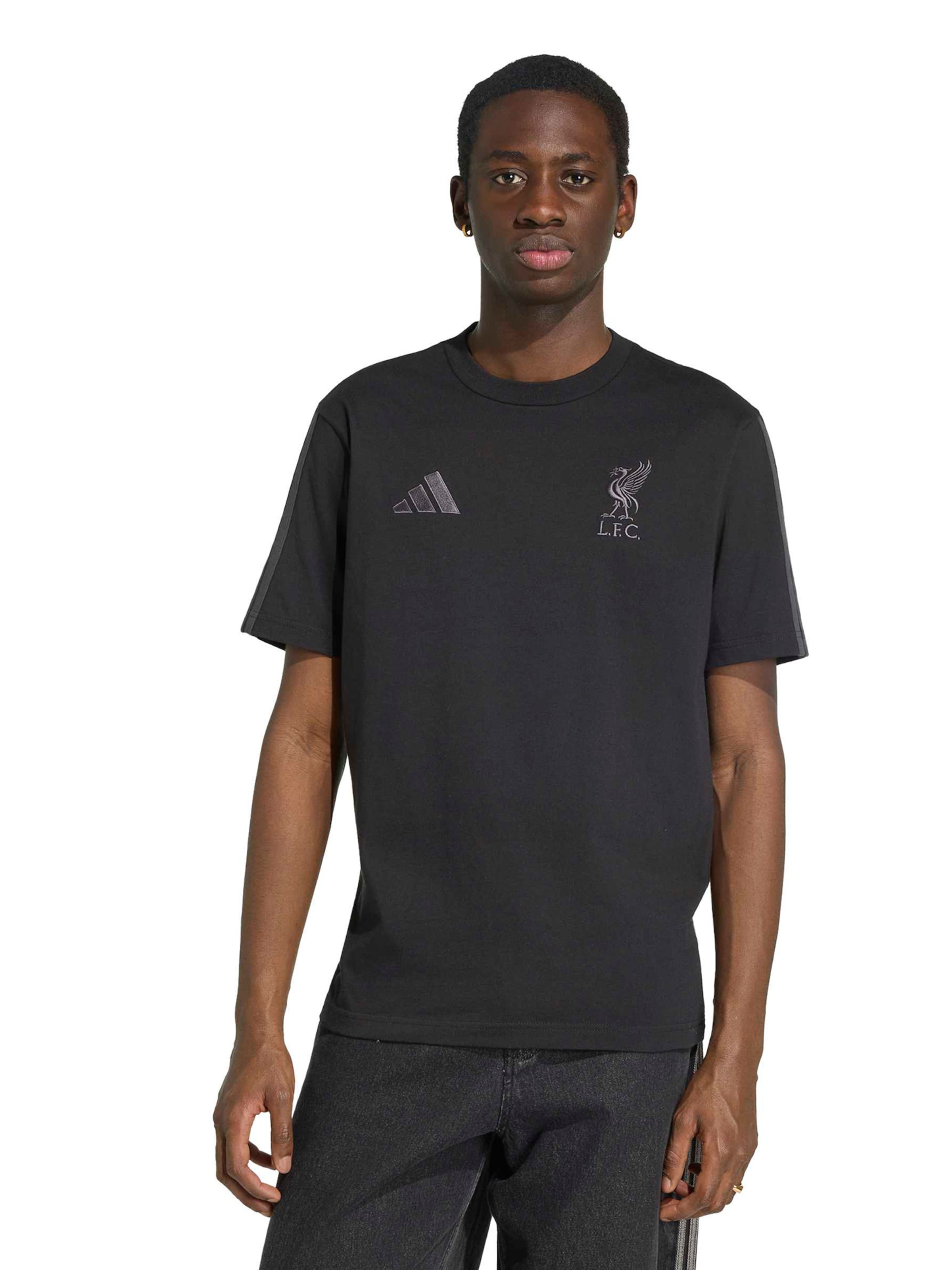 Tricou funcțional 'LFC DNA' de la ADIDAS PERFORMANCE pe negru: față
