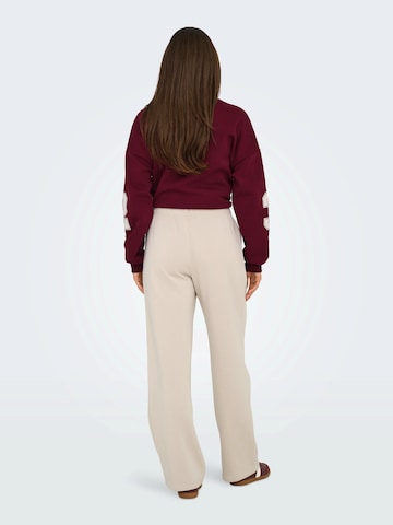 ONLY Wide Leg Hose 'ONLBEST' in Grau
