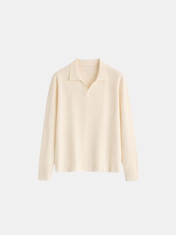 Richesse Shirt 'VALERO KNITTED POLO | CREME' in Beige: front
