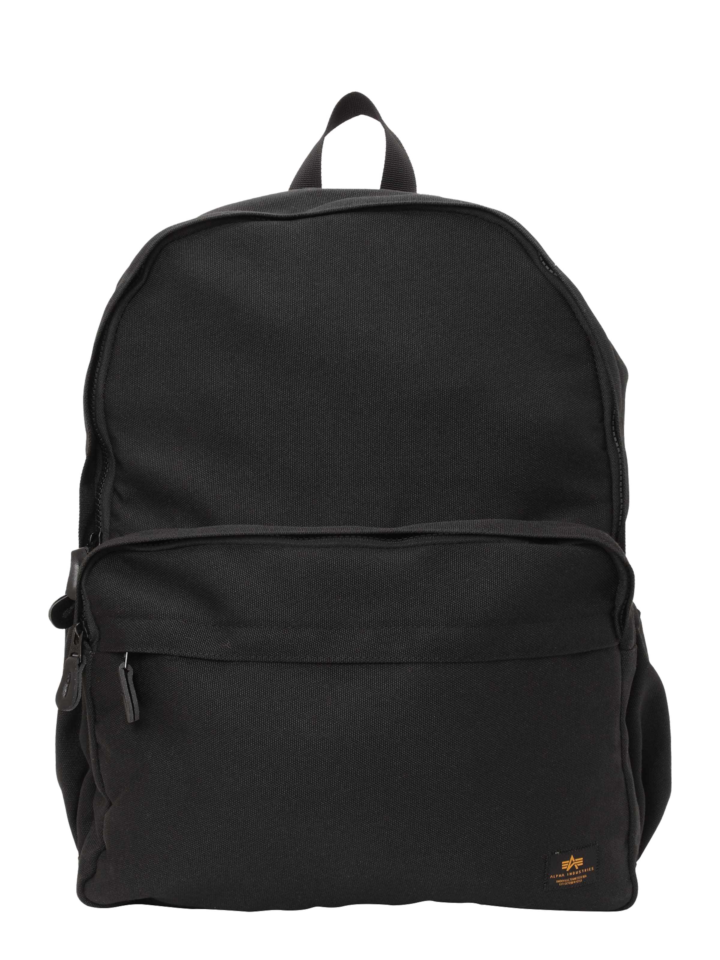 ALPHA INDUSTRIES Рюкзак в Черный: спереди
