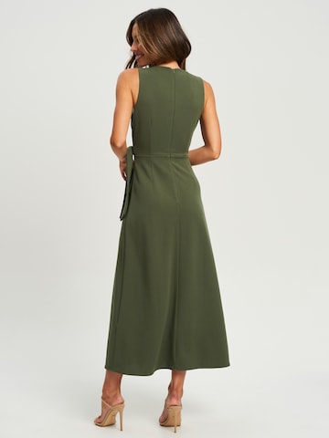 Tussah Cocktail dress 'POLINA' in Green: back