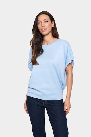 SAINT TROPEZ Pullover in Blau: Vorderseite