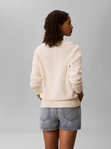 Calvin Klein Jeans Pullover in Beige