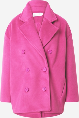 Manteau mi-saison Molly BRACKEN en rose : devant