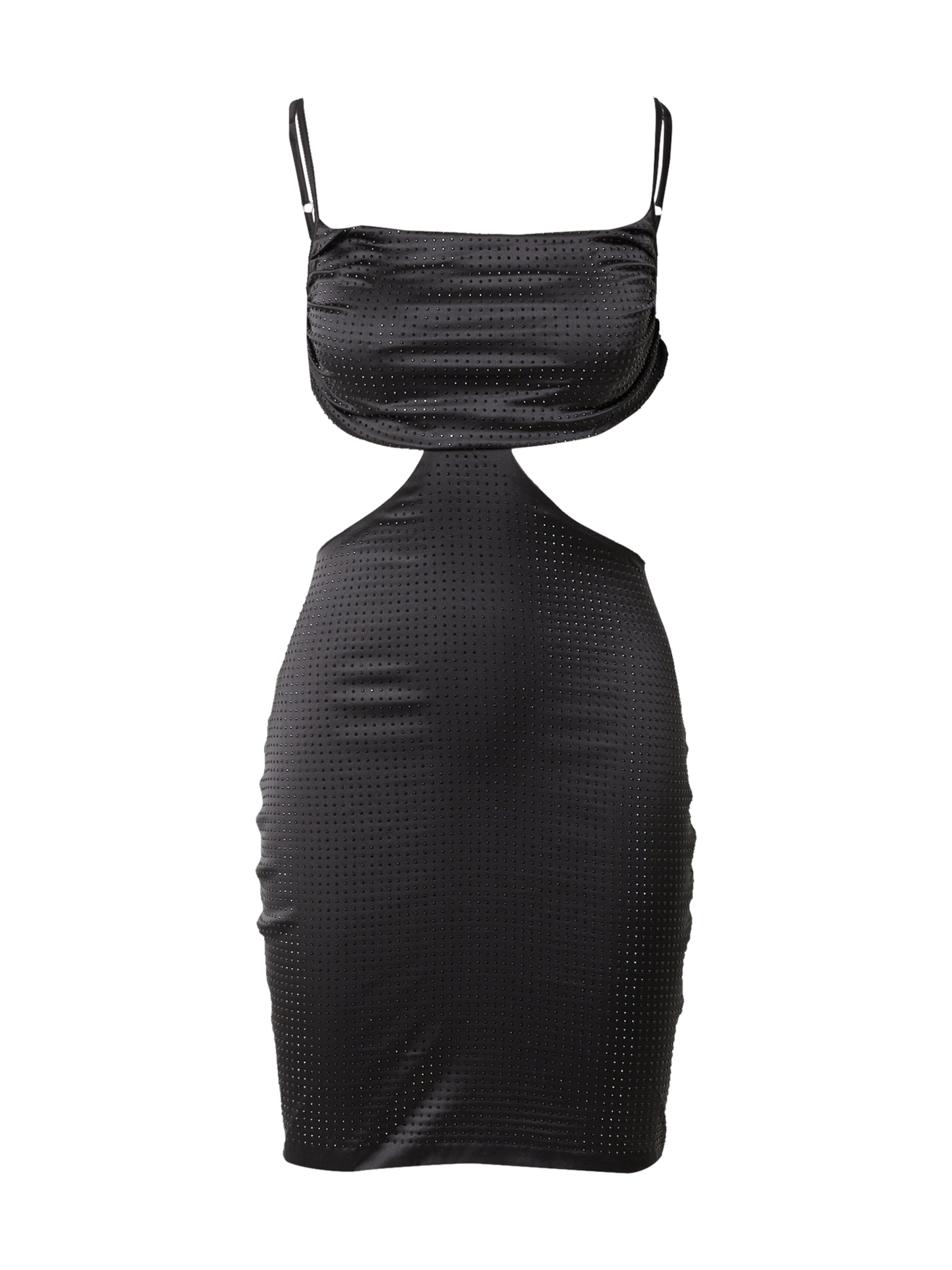 Misspap Šaty - Čierna: predná strana